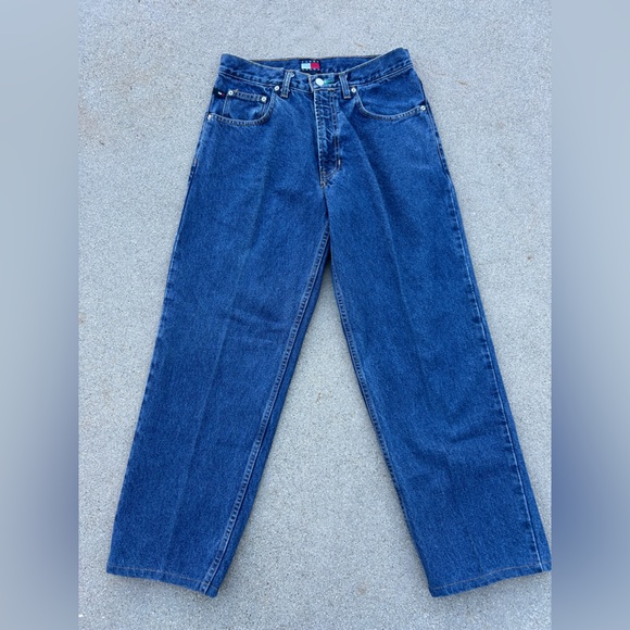 Tommy Hilfiger Other - Vintage Tommy Hilfiger Loose Fit Blue Denim Jeans Size 31/30